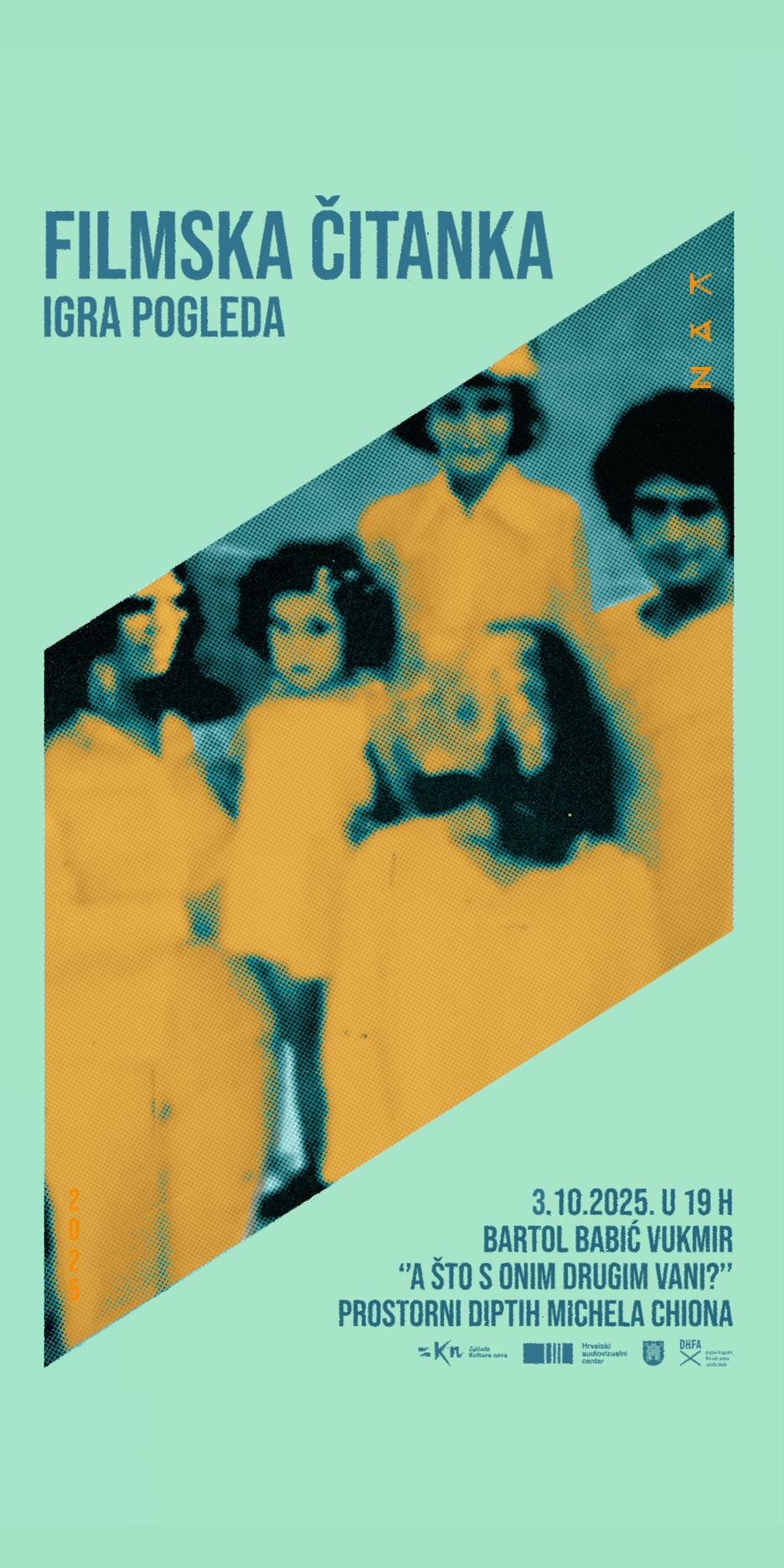 FILMSKA ČITANKA - Bartol Babić Vukmir: "A što s onim drugim vani?" - Prostorni diptih Michela Chiona + PROJEKCIJE PETKOM