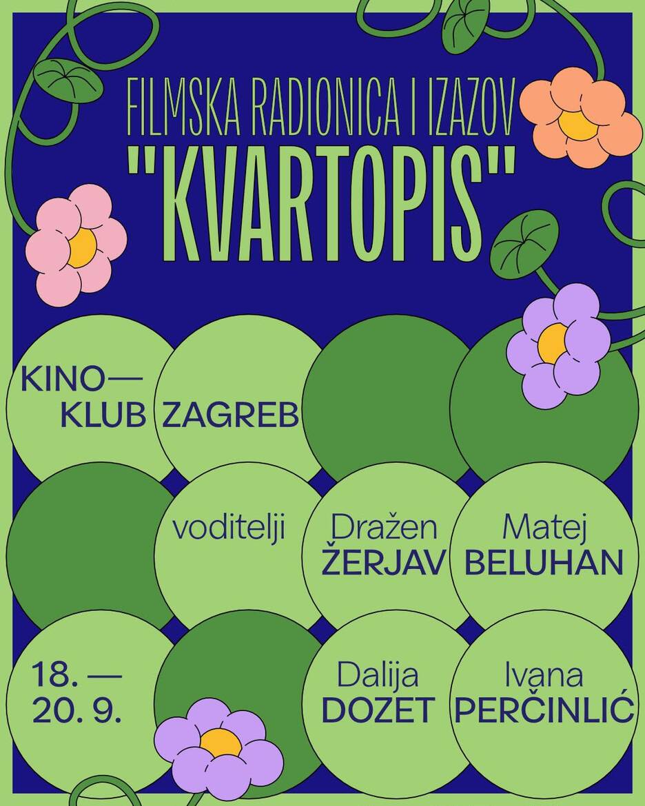 FILMSKA RADIONICA & IZAZOV KINOKLUBA ZAGREB | Radionički vikend program u kvartu
